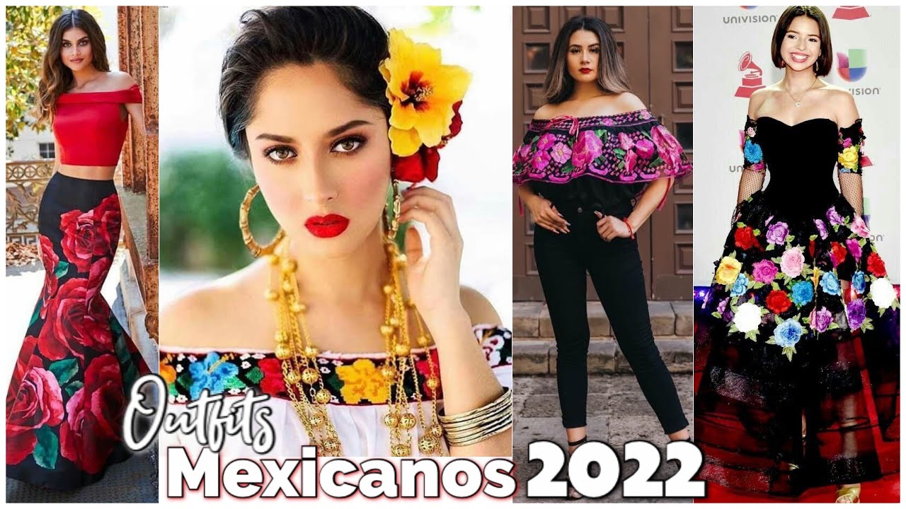 OUTFITS TÍPICOS FIESTAS MEXICANAS MUJER 2022/FIESTAS PATRIAS 15 sept..moda  shopping - YouTube