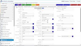 JobCost.com Employee Page Tabs