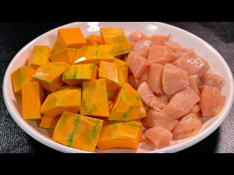 烟火味厨房のレシピ: 鶏胸肉は揚げない!かぼちゃとの組み合わせで栄養2倍、おばあちゃんの作り方は大人も子どもも大好き