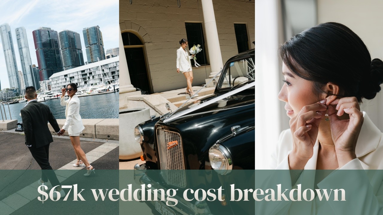 wedding cost breakdown | $67k wedding in australia | tips & reflections