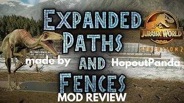 Expanded Paths and Fences 2.0 showcase! (Jurassic world evolution2)