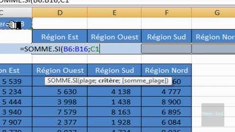 Excel 2007 : Fonctions SOMME.SI et ALEA.ENTRE.BORNES