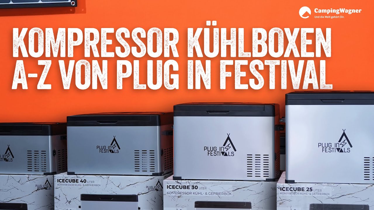 Plug-in Festivals IceCube Kompressor-Kühlbox, 12/24/230V bei