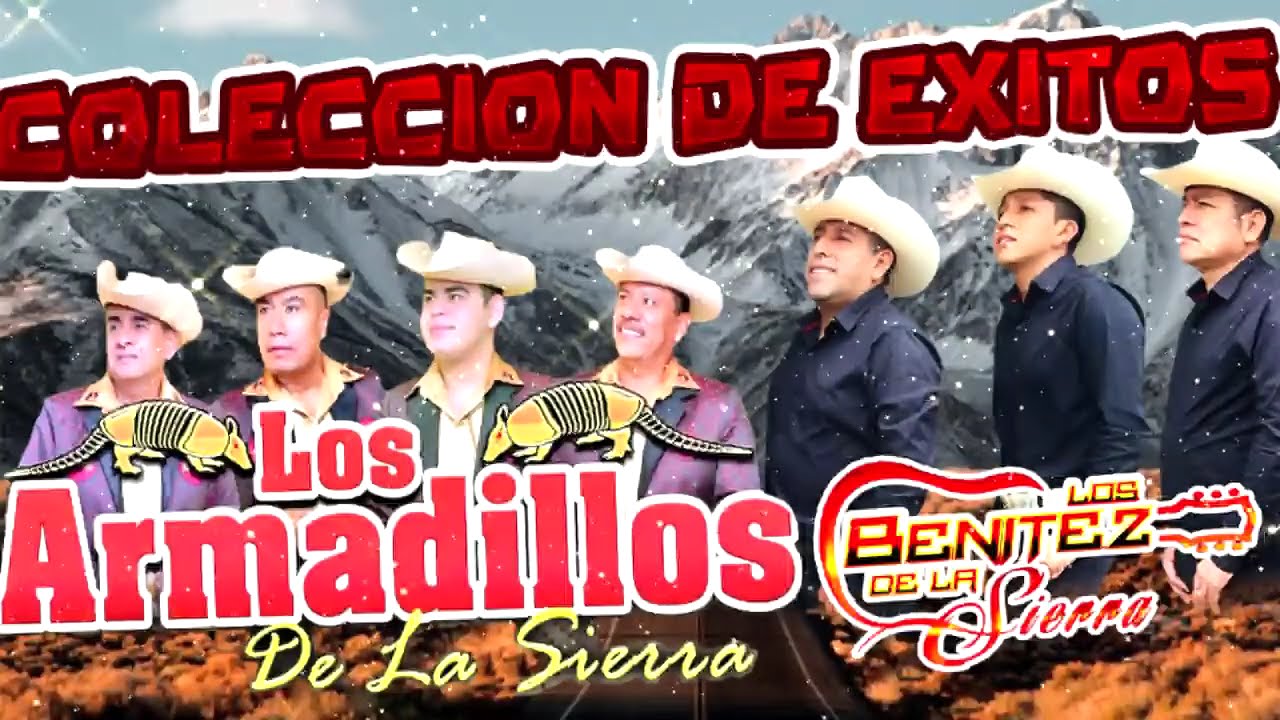 LOS BENITEZ DE LA SIERRA, LOS ARMADILLOS DE LA SIERRA - SOLO EXITOS NUEVOS CANCIONES Y CORRIDOS