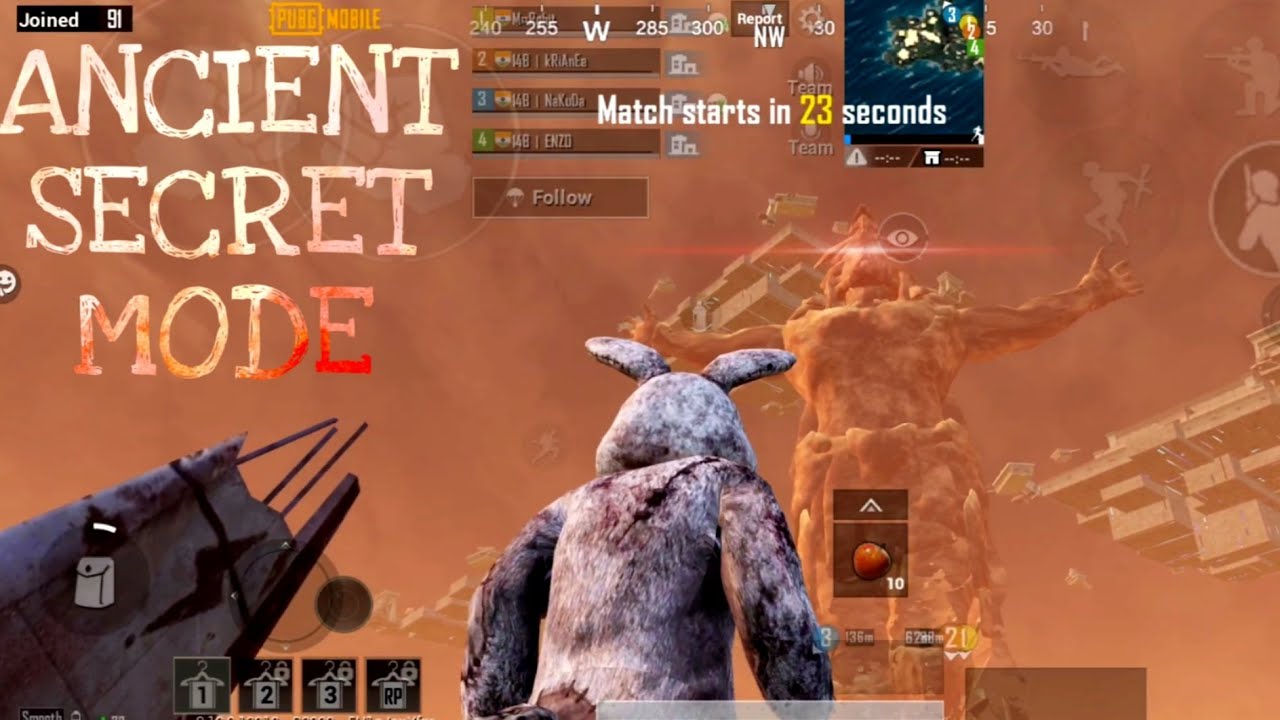 The Ancient Secret Mode | Floating Pyramid Tombs in PUBG Mobile | Solving Puzzles