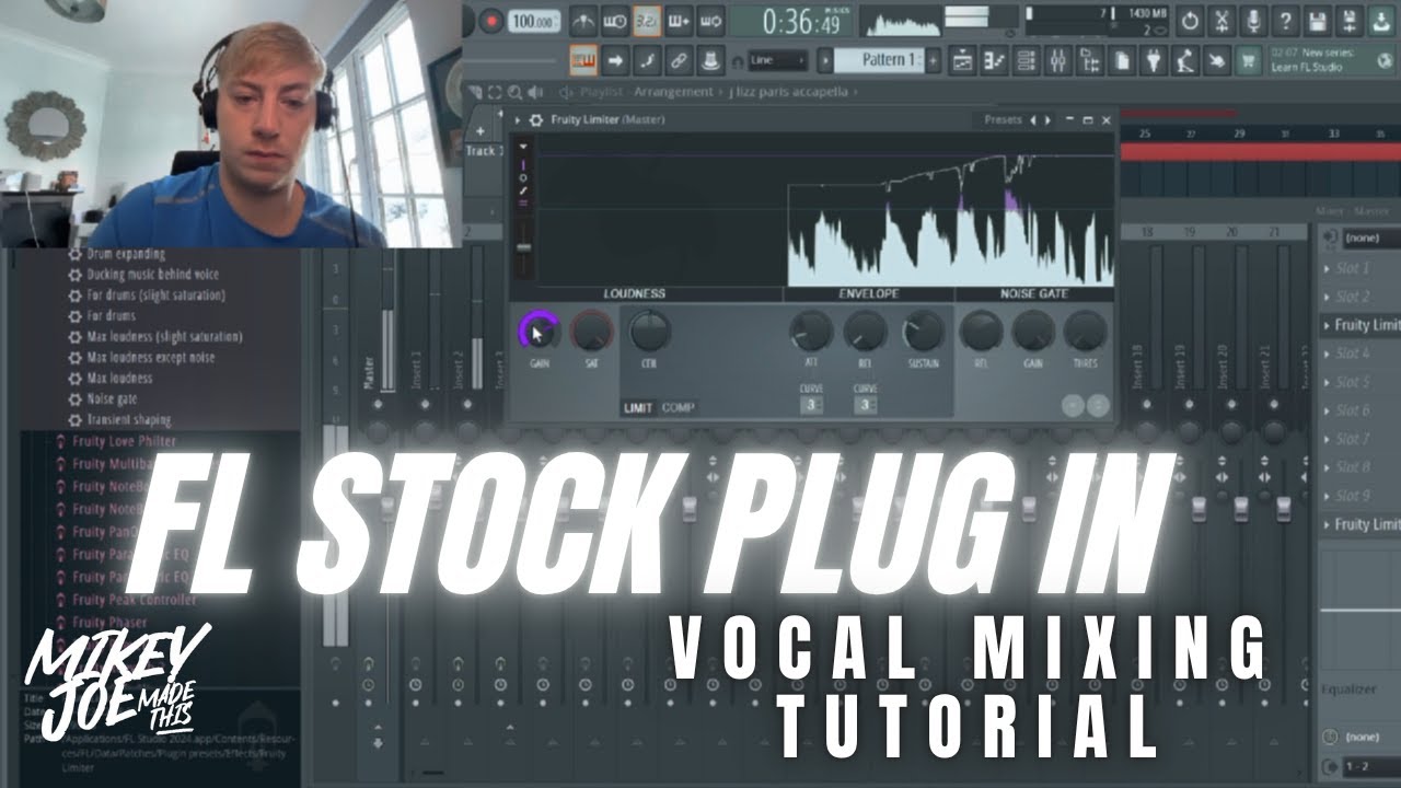 HOW TO MIX & MASTER A SONG IN FL STUDIO USING ONLY STOCK PLUGINS - YouTube