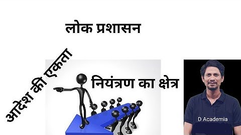 L-7 आदेश की एकता | नियंत्रण का क्षेत्र |MPPSC Mains| By Mayank Mishra
