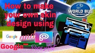 HOW TO MAKE YOUR OWN SKIN DESIGN | WORLD BUS DRIVING SIMULATOR screenshot 3