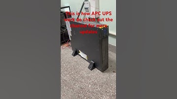 This is how APC UPS work, and provide powers to our servers #power-world #powerinspect #power only