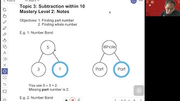 P1 Math Topic: Subtraction within 10 ( Part 1 )