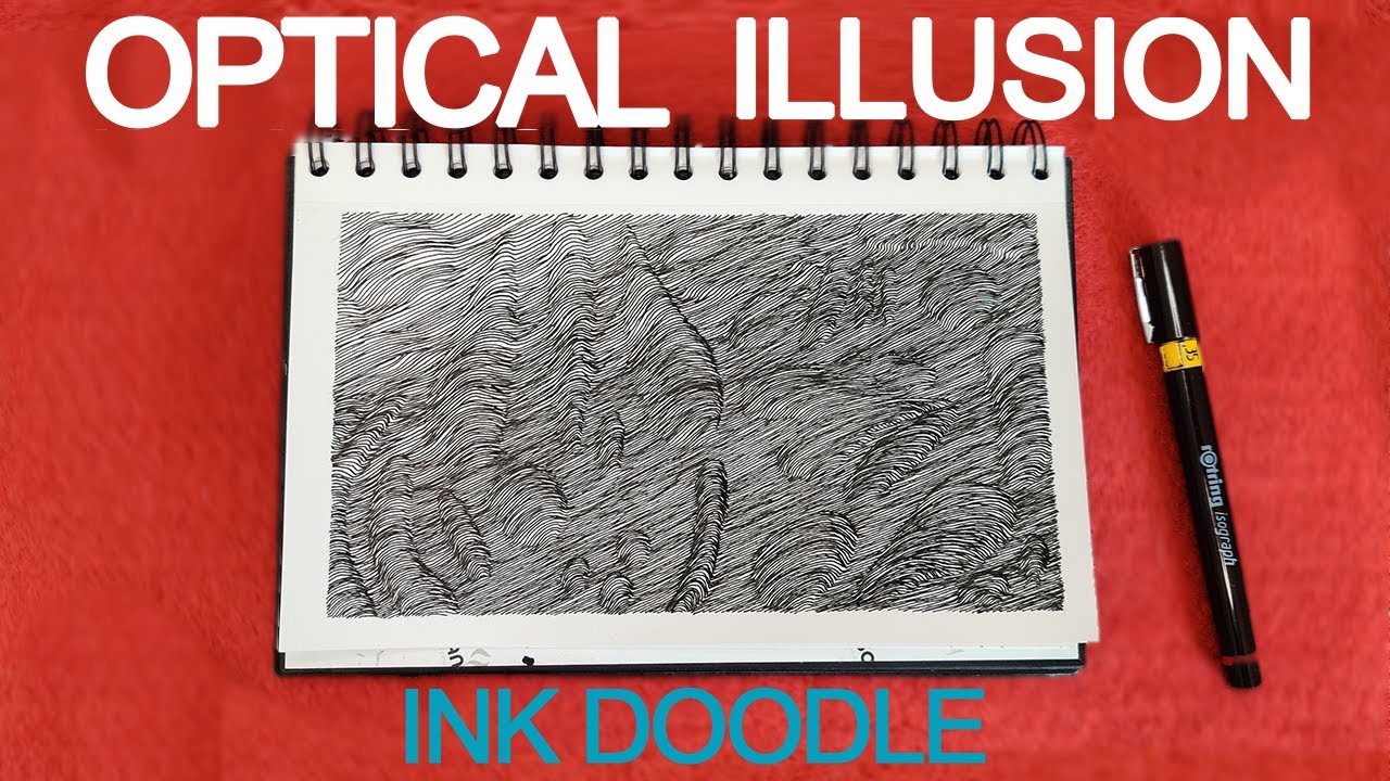 Optical Illusion - Ink Doodle