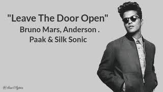 Bruno Mars Anderson paak And Silk Sonic  Leave The Door Open s
