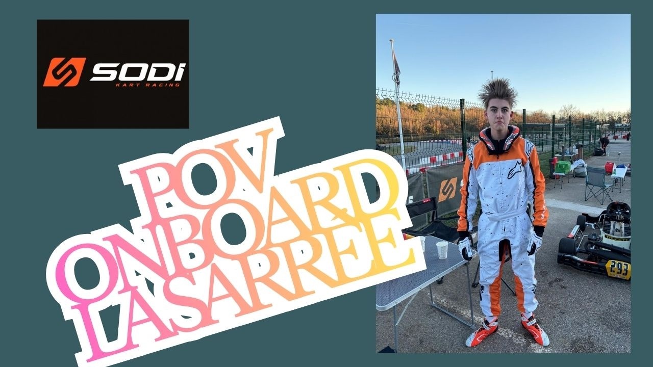 Cam embarquee kart Paul Thonon