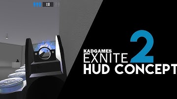 [Unity3D] [FPS] Exnite - HUD Concept