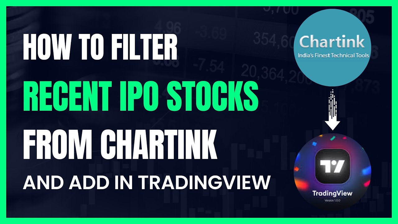 How to Add IPO Stocks from chartink screener to tradingview YouTube Chartink To Tradingview