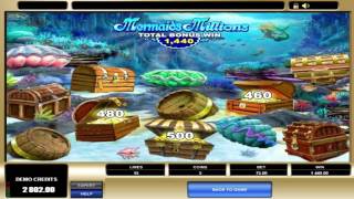 Free Mermaids Millions slot machine by Microgaming gameplay ★ SlotsUp