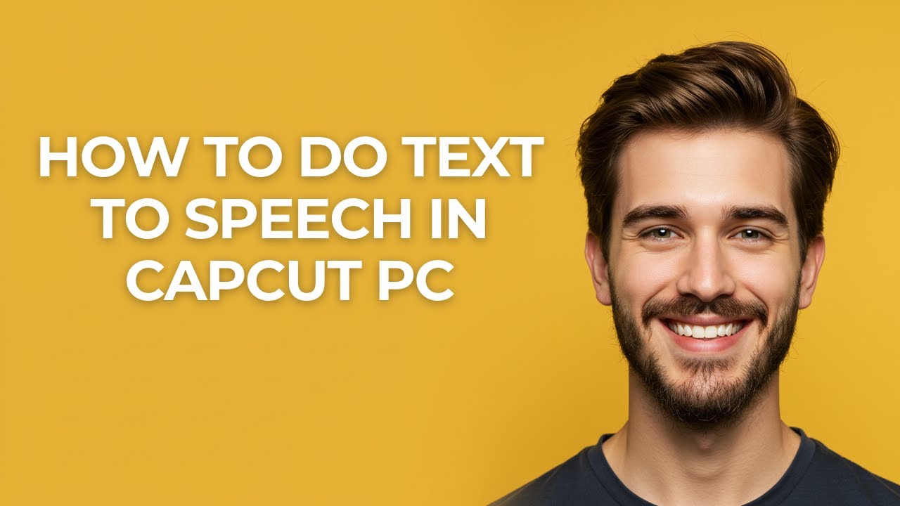 How To Do Text To Speech In Capcut Pc - UPDATED!