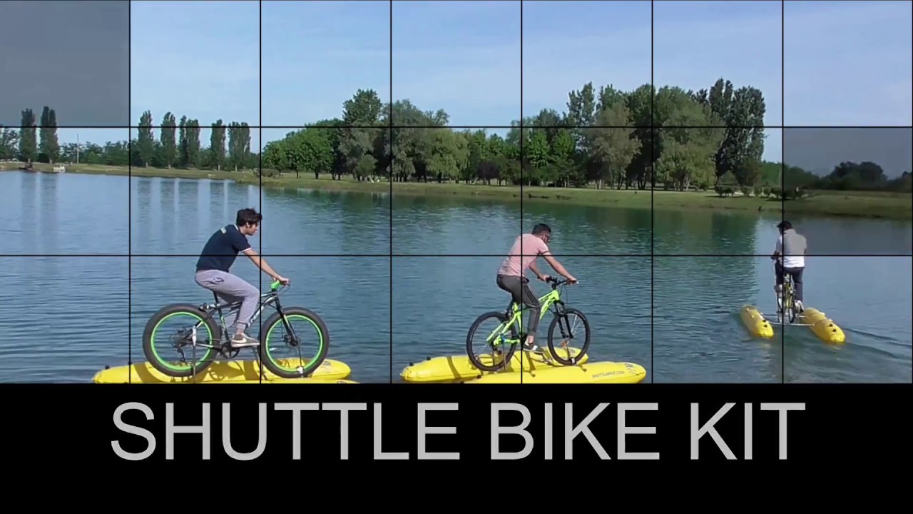 TUTORIAL 2 shuttle bike kit, acqua bike, water bike 