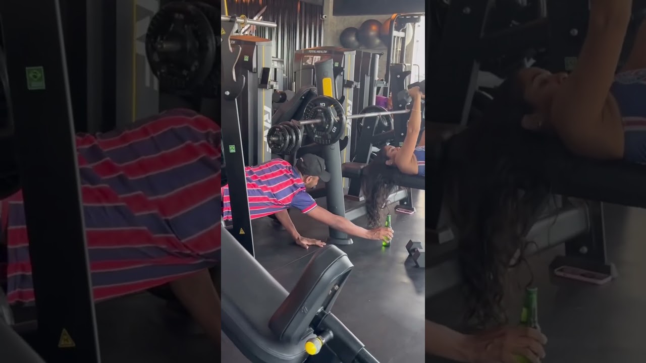 Troquei a água de quem tava treinando por Heineken 