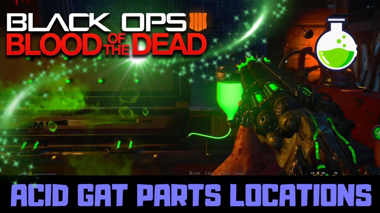 BLACK OPS 4 ZOMBIES: BOTD ACID GAT GUIDE (BLOOD OF THE DEAD)