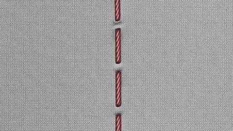 Procedural stitches for Blender - Straight Stitch Shader