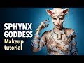 Sphynx goddess makeup tutorial