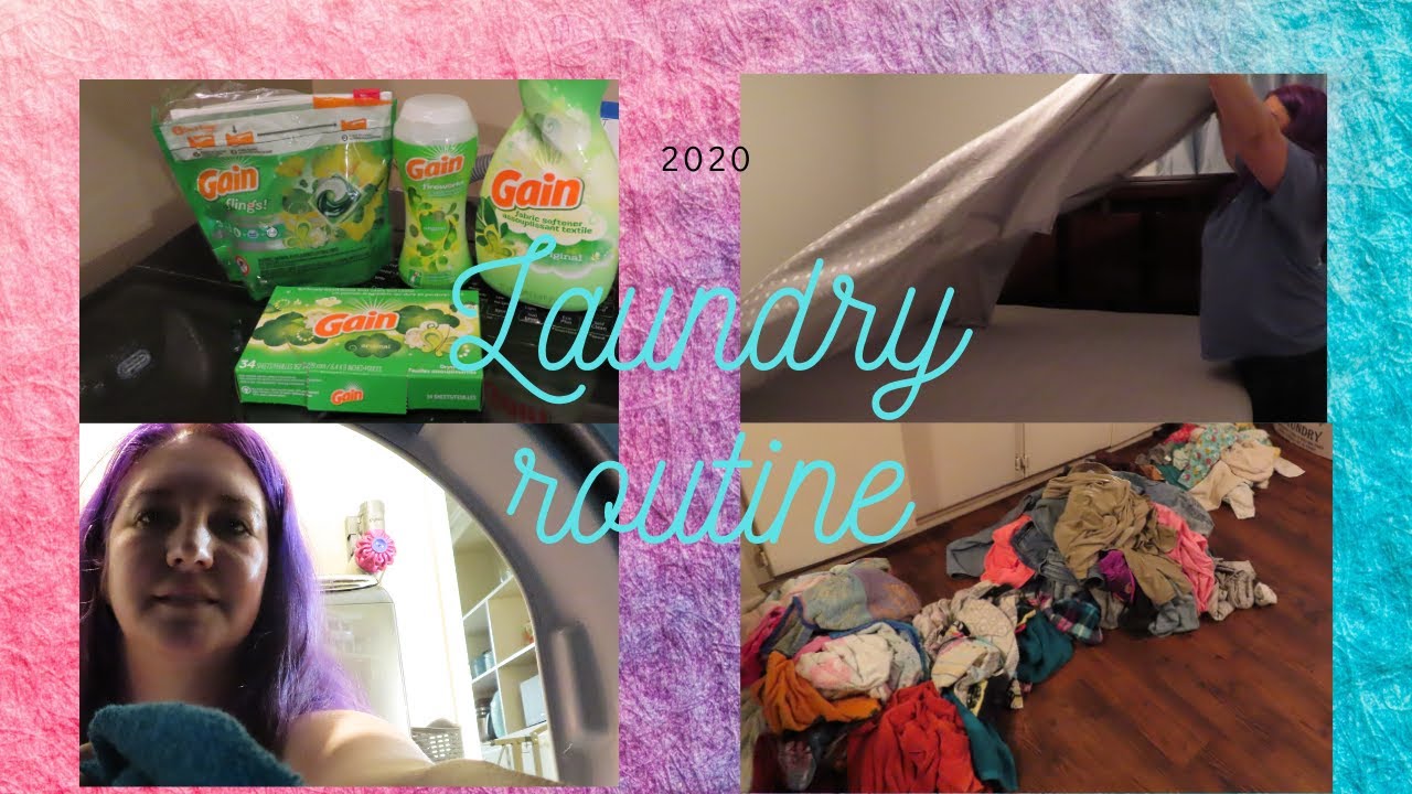 Laundry routine 2020