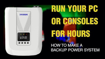 Power Backup System For PC / Computers ( UPS Inverter System For Long Backup )