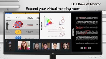 LG UltraWide™ |  Why 21:9 Monitors? - For Your Webinars and Video Conferences | LG