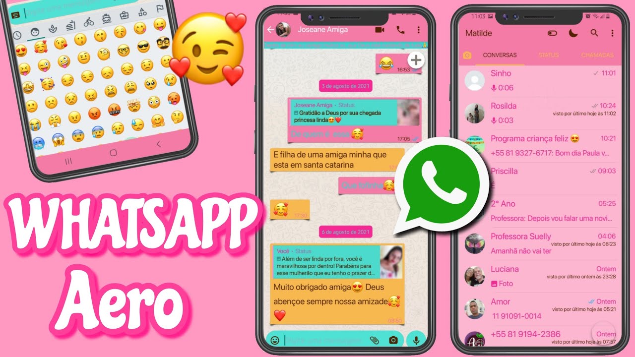 MELHOR WHATSAPP AERO MODIFICADO VERSÃO 8. 93 ATUALIZADO COM VÁRIAS FUNÇÕES!!