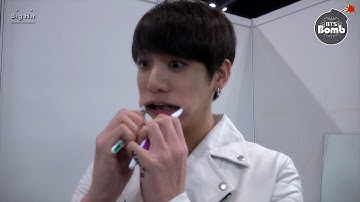 [BANGTAN BOMB] 2 brushes for Jung Kook