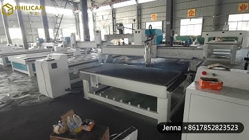 PVC vacuum table milling wood cnc router machine FLDM2030
