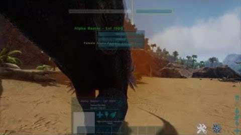 How to spawn the alpha raptor in ark