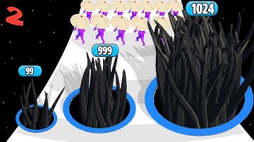 Dark Hole Run - Level Up Tentacle, Max Level Gameplay (Black Hole) Part 2