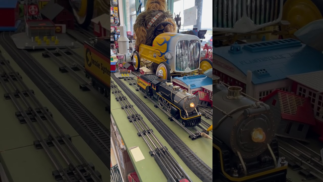 MTH Standard Gauge Tinplate Chessie 384 Steam Locomotive & Tender PS.2