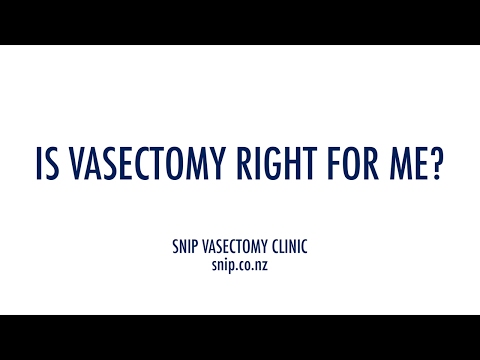 Snip Vasectomy Clinic - Is vasectomy right for me?