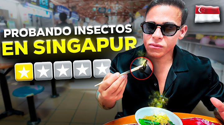 ¡PROBAMOS INSECTOS EN NUESTRO PRIMER DÍA DE SINGAPUR!