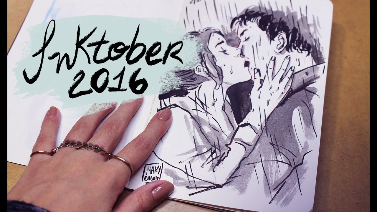 Sketchbook Tour | Inktober 2016 - YouTube