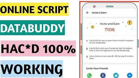 DATABUDDY ONLINE SCRIPT {HAC*D} || 100% WORKING TRICK || #NO ROOT
