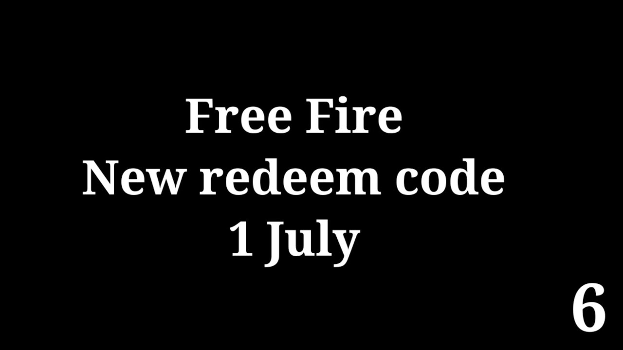free fire redeem code today 1 July 2023 redeem code free fire | ff code today 1 July || part - 6