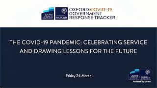 The COVID-19 pandemic: Celebrating service and drawing lessons for the future