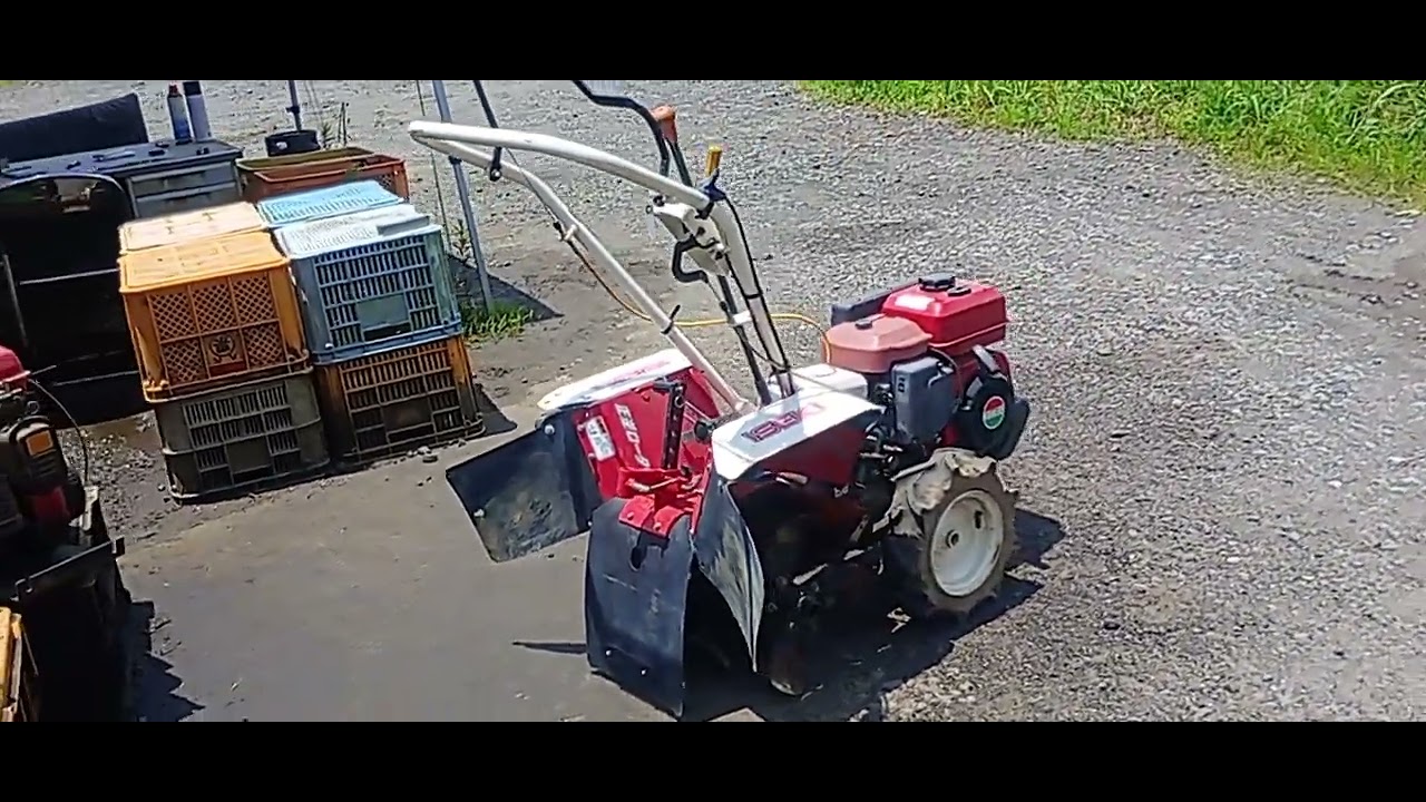 管理機 耕運機 イセキ ISEKI K028 - YouTube