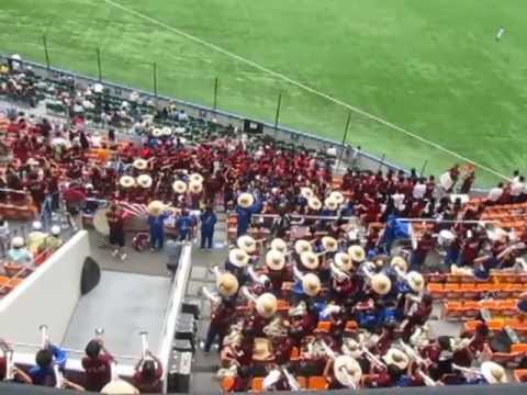 習志野高校応援2012　レッツゴー習志野（上から撮影）