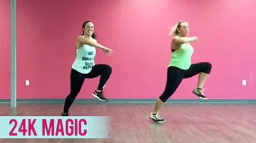 Bruno Mars - 24K Magic (Dance Fitness with Jessica)