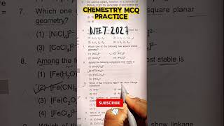 Class 11 Chemistry MCQ for NEET 2027 #mcq #chemisty#neet #motivation#mcq#chemistrymcqs#neet#study