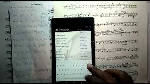 iGigBook For Android Lollipop - Building A Setlist