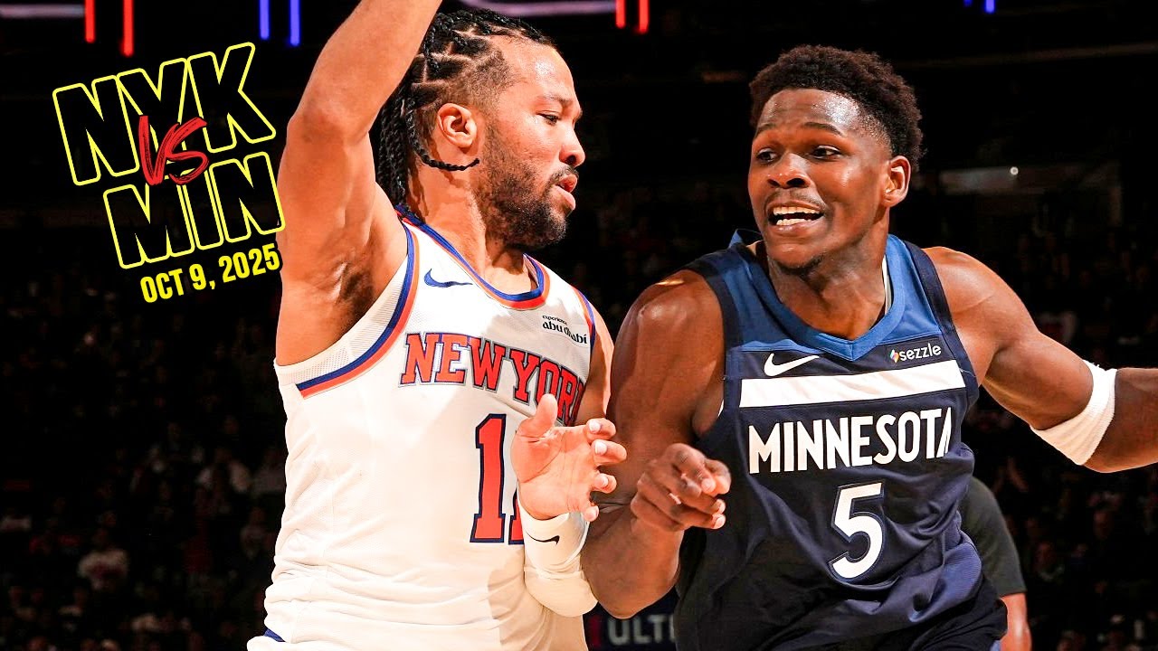 «Нью-Йорк Никс» — «Миннесота Тимбервулвз»: обзор матча | 9 октября 2025 г. | FreeDawkins