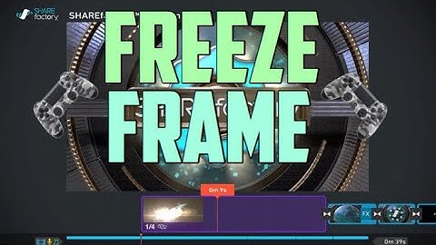 How To Make A Freeze Frame On SHAREfactory (Advanved Edit)