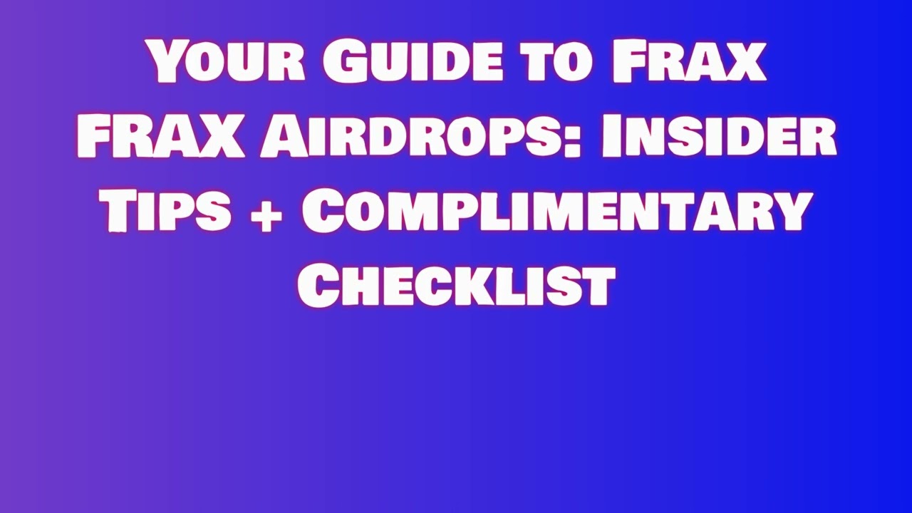 Grab Frax FRAX Airdrop for Free |  Discover Frax FRAX Airdrop Exchange Options
