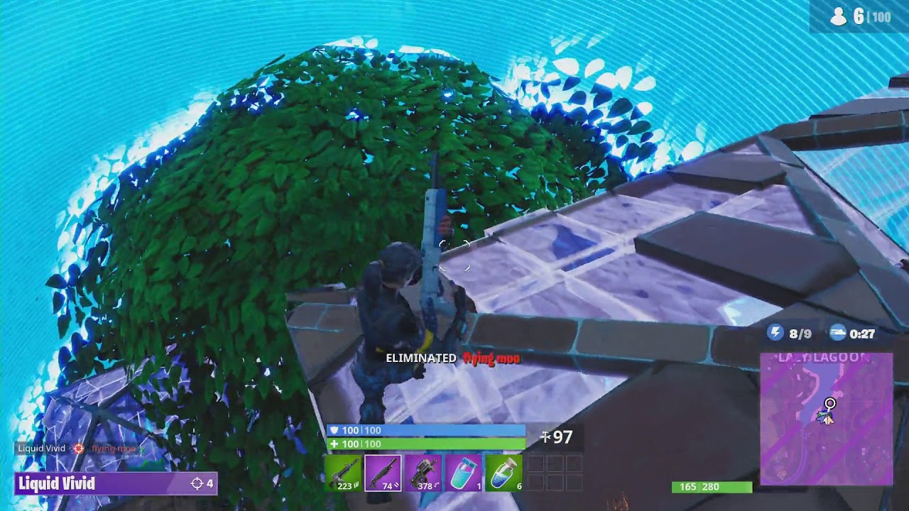 Vivid kills Poach - Fortnite World Cup week 1